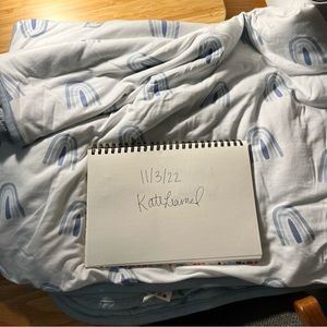 Kyte baby toddler blanket fog rainbow